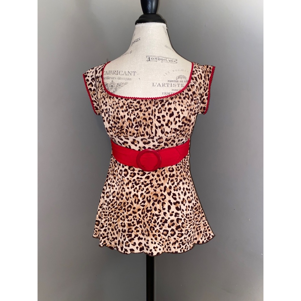 Leopard print blouse